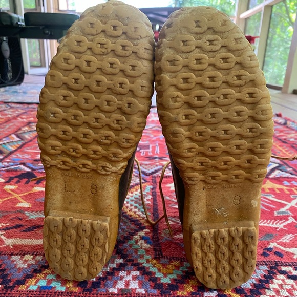 Rare Vintage L.L.Bean Leather Rubber Hunting Boot - Picture 5 of 6